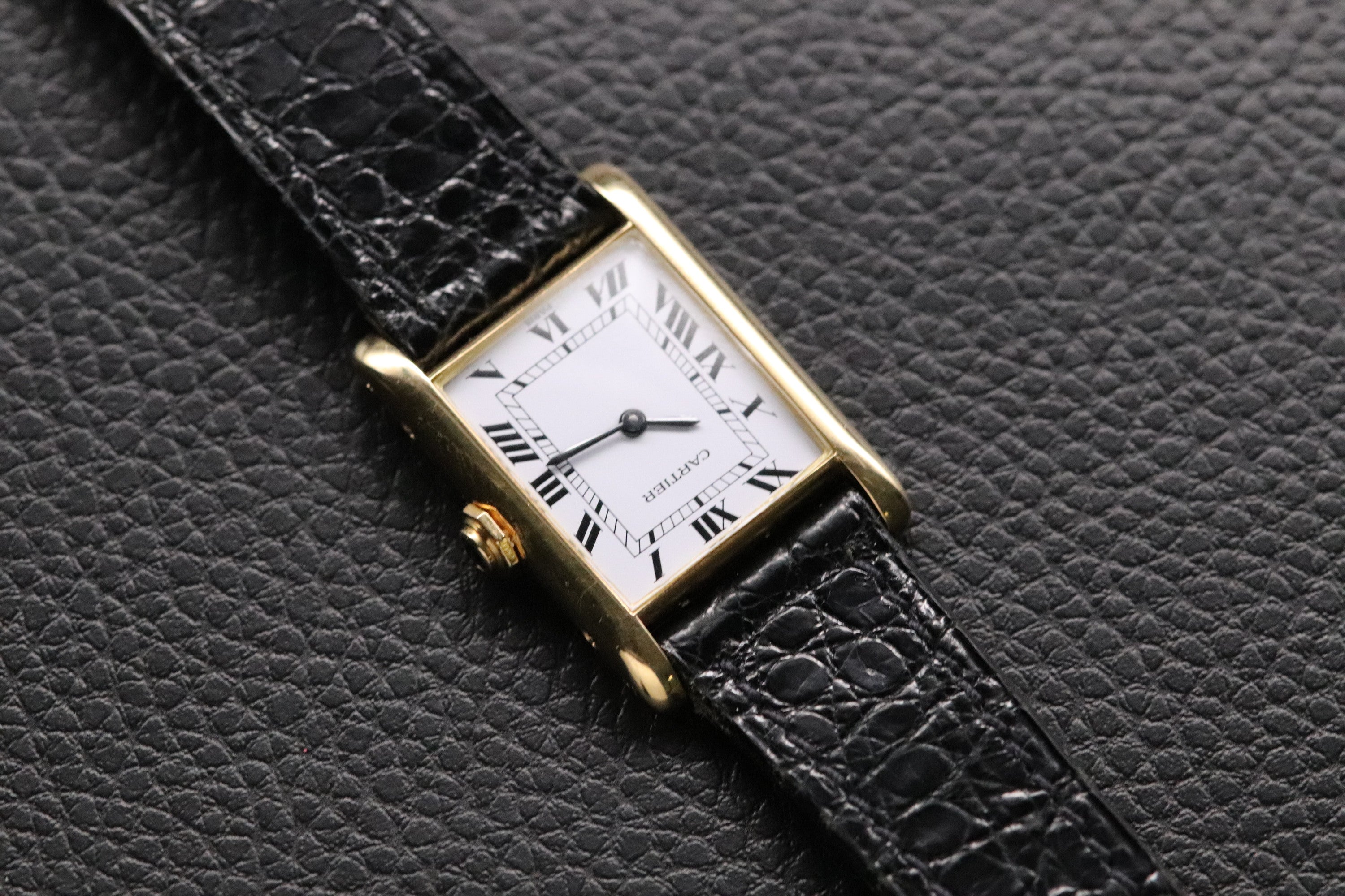 Cartier Tank Louis Cartier 1960 Paris Dial Long Lugs