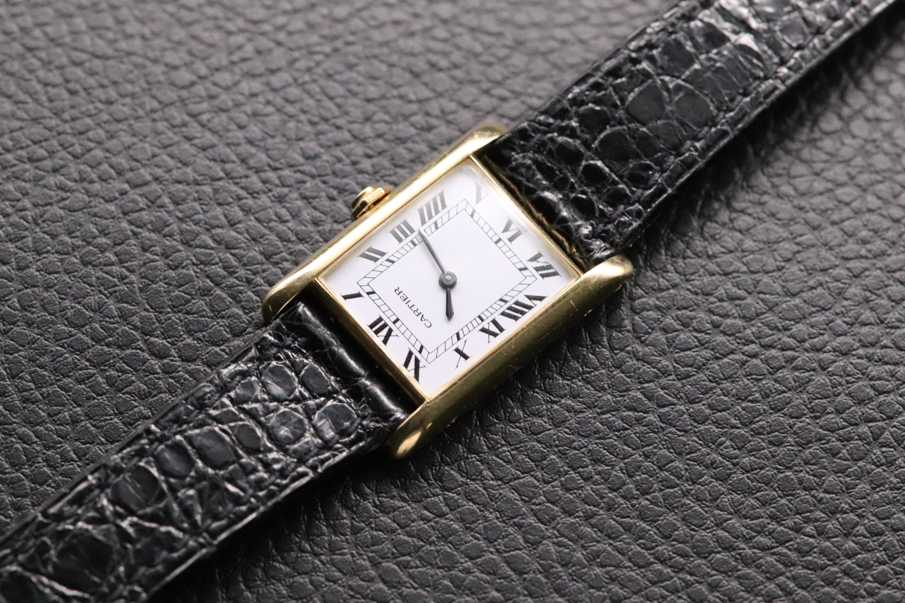 Cartier Tank Louis Cartier 1960 Paris Dial Long Lugs