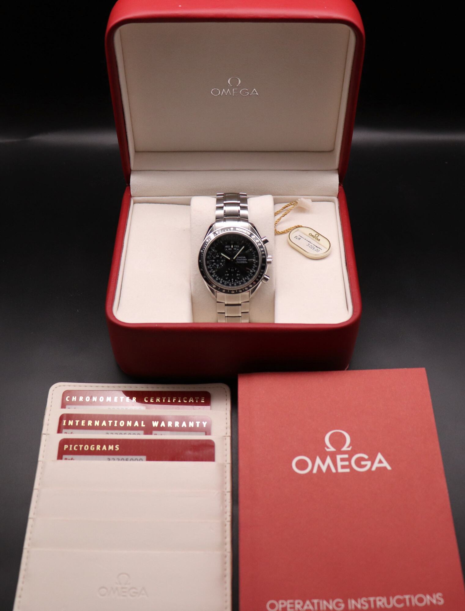 Omega Speedmaster Triple Date 3220.50 Fullset 2013 Box+Paper