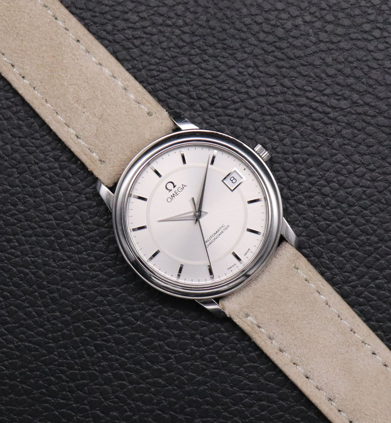 Omega De Ville 4500.31 White Dial 1986