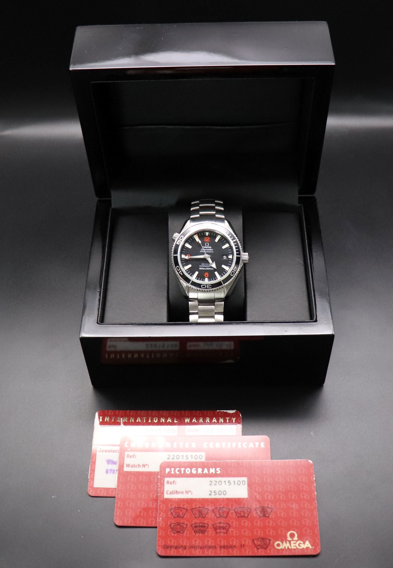 Omega Seamaster Planet Ocean 2201.51 Papers