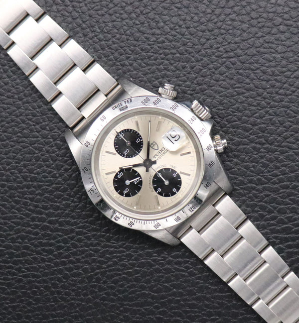 Tudor Oysterdate Small Block 79280 Silver Dial 1996