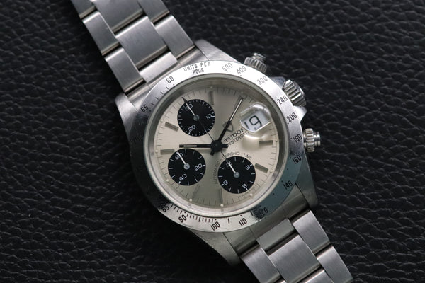 Tudor Oysterdate Small Block 79280 Silver Dial 1996