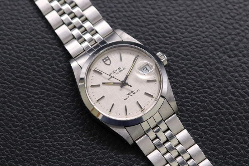 Tudor Prince Oysterdate 74000 Silver Fullset 1990 Box+Paper