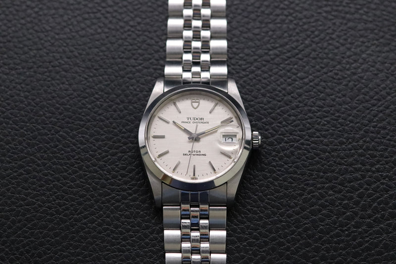 Tudor Prince Oysterdate 74000 Silver Fullset 1990 Box+Paper